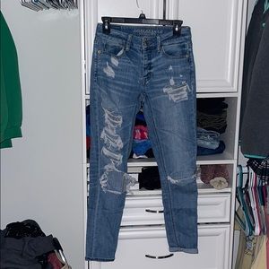 American Eagle boyfriend fit ripped jeans